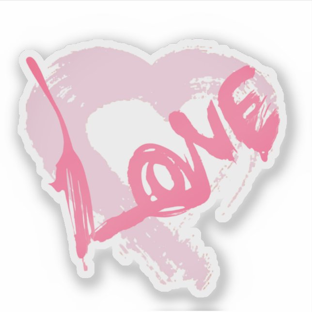 Adesivo Love Hearts Sticker (Frente)