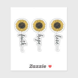 Adesivo Love. Hope. Faith.