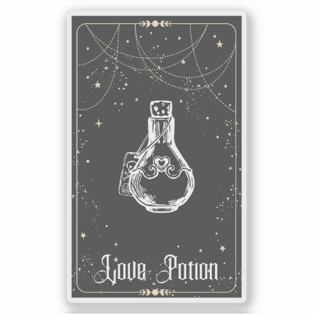 Adesivo Love Potion Tarot (Frente)