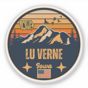 Adesivo Lu Verne, Iowa, Estados Unidos