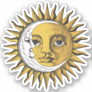 Adesivo Lua e Sol