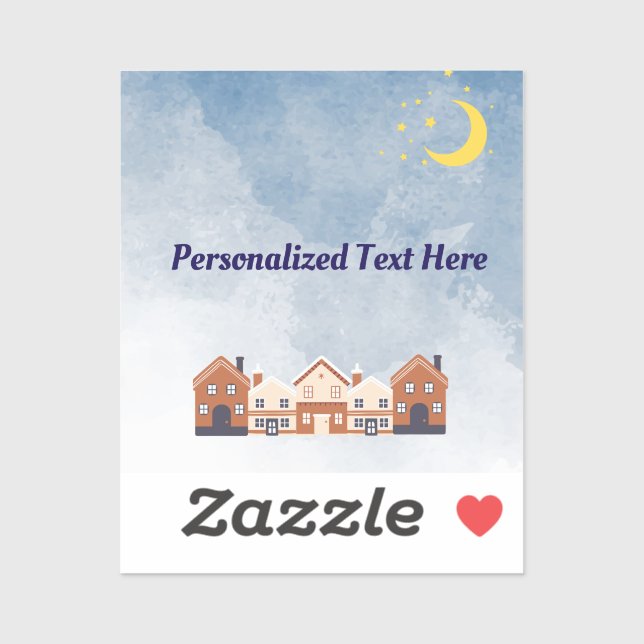 Adesivo Lua e Sol (Folha)