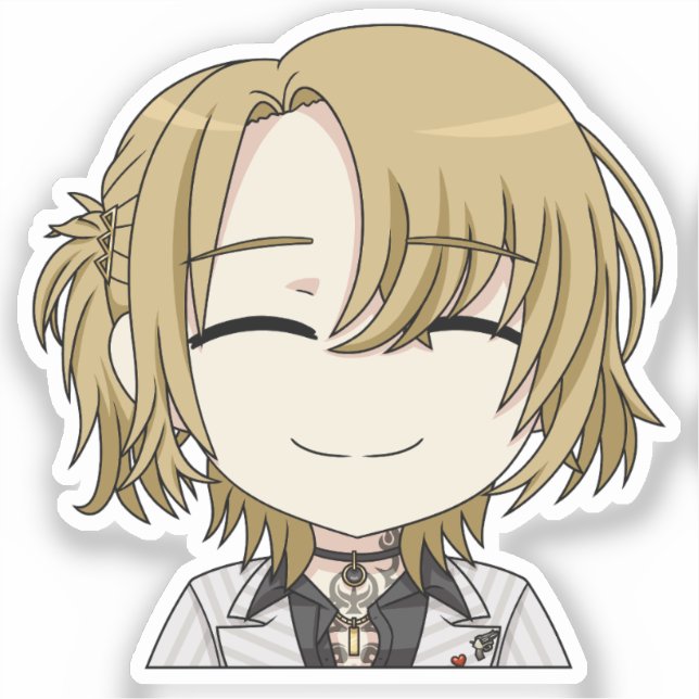 Adesivo Luca Kaneshiro Smiling Chibi Sticker (Frente)