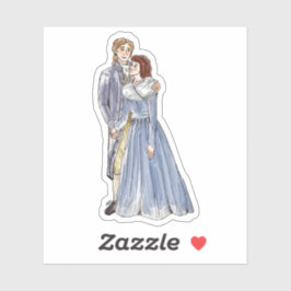 Adesivo Lucas e Julia Custom-Cut Vinyl Sticker