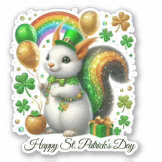 Adesivo Lucky Happy St. Patrick’s Day Sticker