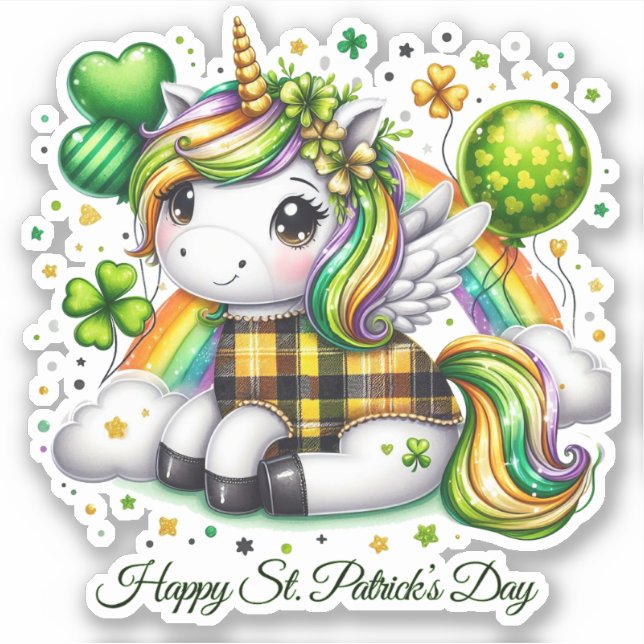 Adesivo Lucky Happy St. Patrick’s Day Sticker (Frente)
