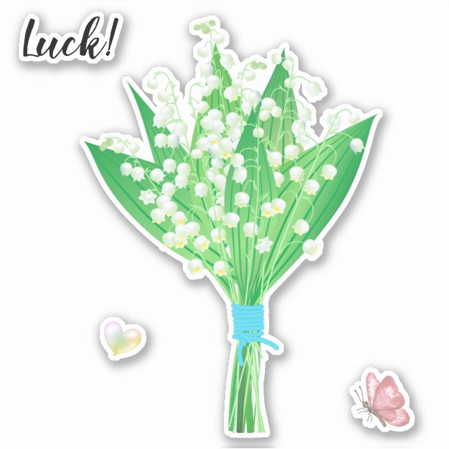 Adesivo Lucky Lily do Vale Sticker (Frente)