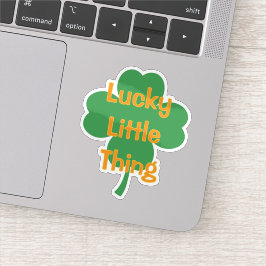 Adesivo Lucky Little Thing 4-Leaf Clover St Patrick's Day