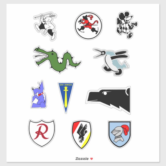 Adesivo Luftwaffe Emblems Stickers Collection (Folha)