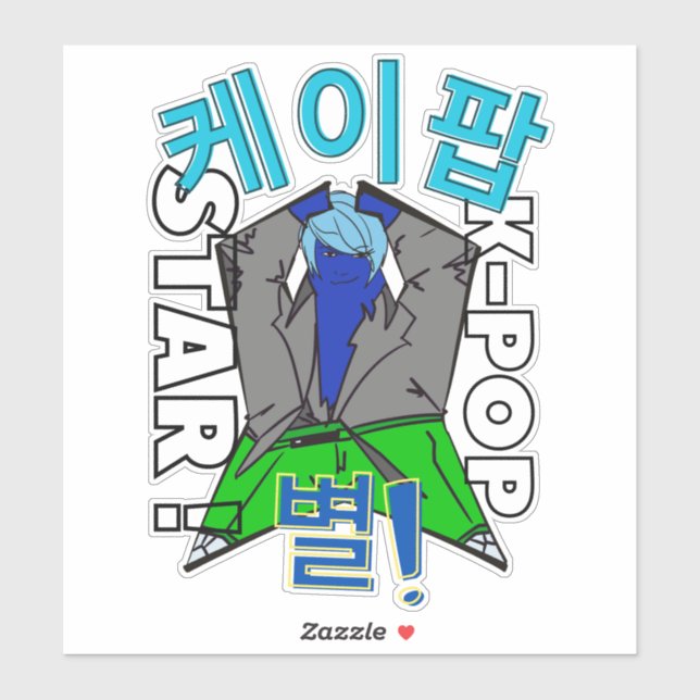 Adesivo LUMINA K-Pop Idol Stickers (Folha)