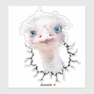 Adesivo Luminous Emu Art