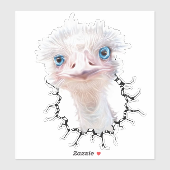 Adesivo Luminous Emu Art (Folha)