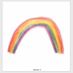 Adesivo Lunático colorido do divertimento do arco-íris d