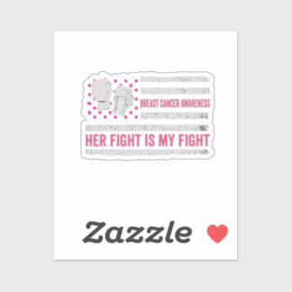 Adesivo luta de conscientização sobre o cancer