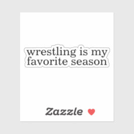 Adesivo luta é minha estação favorita