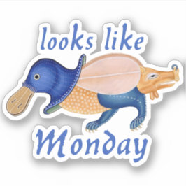 Adesivo Luttrell Psalter Segunda-feira Vinyl Sticker