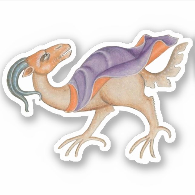Adesivo Luttrell Psalter Vinyl Sticker (Frente)