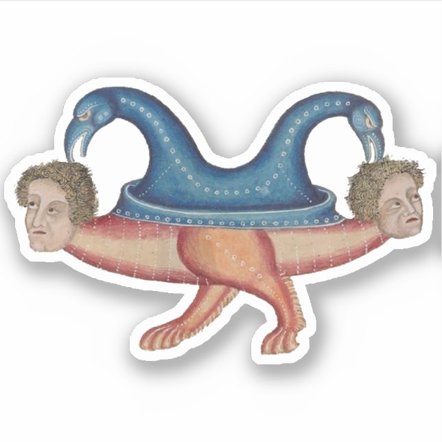 Adesivo Luttrell Psalter Vinyl Sticker (Frente)