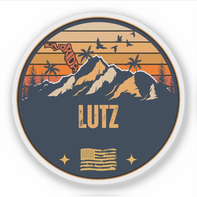 Adesivo Lutz, Florida (Frente)