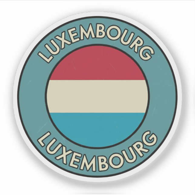 Adesivo Luxemburgo (Frente)