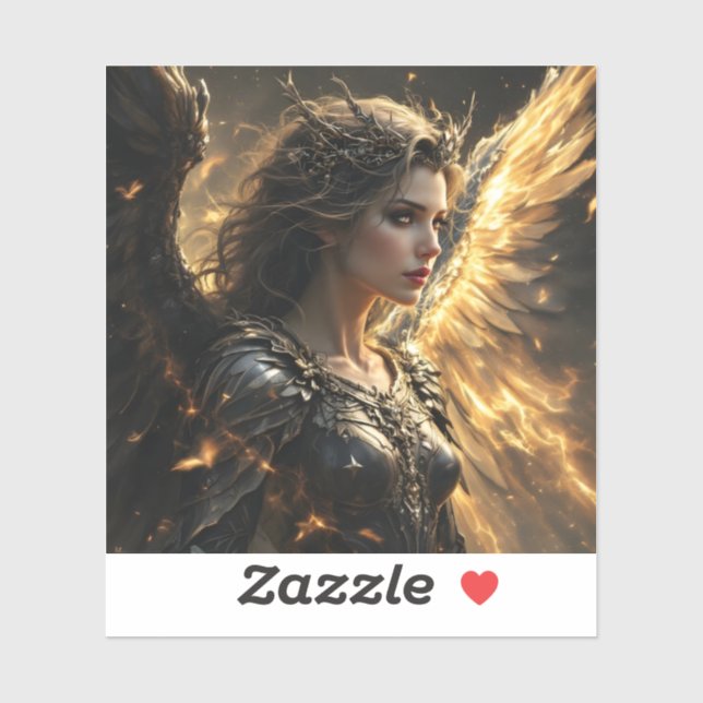 Adesivo Luz de Ashenlight: O Seraph de Shadowigname (Folha)