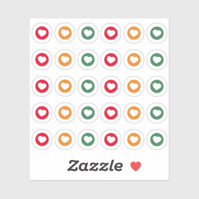 Adesivo Luz de tráfego codificado a cores de distanciament (Folha)