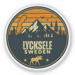 Adesivo Lycksele, Suécia Sverige