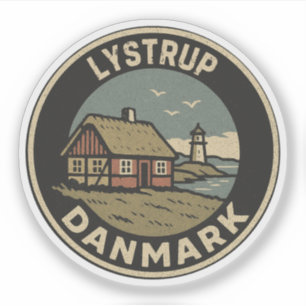 Adesivo Lystrup, Dinamarca Danmark