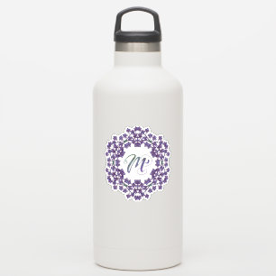 Adesivo M Flores Iniciais Únicas e Bizarre Boho Bonito