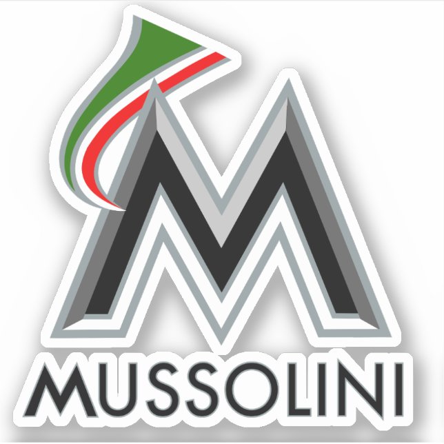 Adesivo M. Il figlio del secolo (Frente)