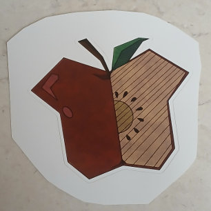 Adesivo Maçã Angular