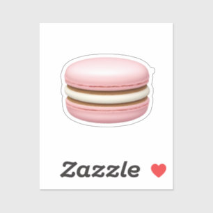 Adesivo Macaron Emoji Art Rosa