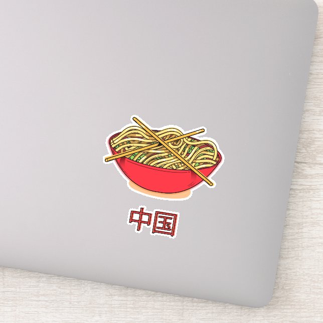 Adesivo Macarrão da China (Detalhe)