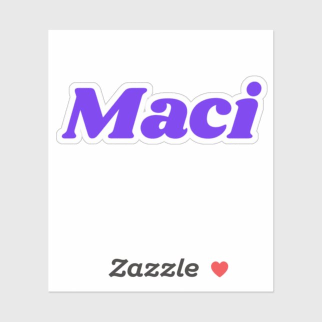 Adesivo Maci (Folha)