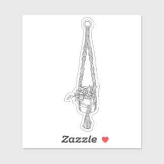 Adesivo Macrame Pothos Sticker