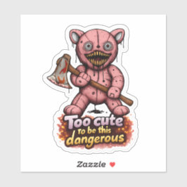 Adesivo 🐻💢 "Mad Bear Energy" Sticker 🎯🔥