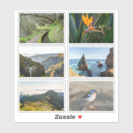Adesivo Madeira Portugal Travel Photography Sticker sheet