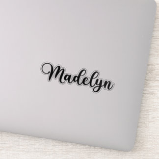 Adesivo Madelyn Name - Caligrafia manuscrita