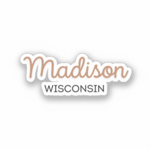 Adesivo Madison Wisconsin