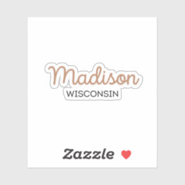 Adesivo Madison Wisconsin