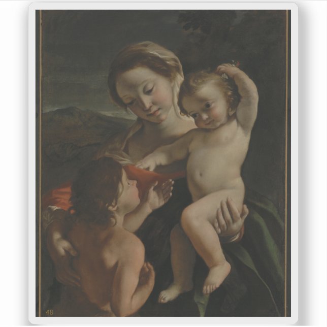 Adesivo Madonna &Child com a Rua João Batista (Frente)