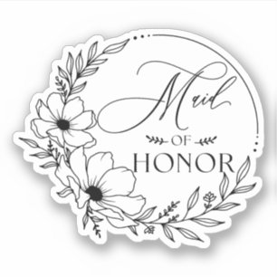 Adesivo madrinha de casamento