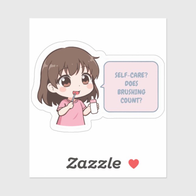 Adesivo Mãe Autocura Humor Autocuidado (Folha)