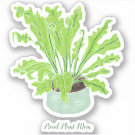 Adesivo Mãe da Planta Orgulhosa - corte personalizado do n