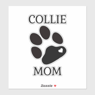 Adesivo Mãe de Collie