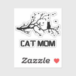 Adesivo "Mãe de Gato Puramente Orgulhosa