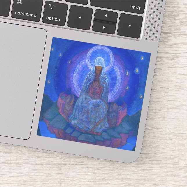 Adesivo Mãe do Mundo, 1924 por Nicholas Roerich (Detalhe)