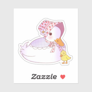 Adesivo Mãe E Pato Bebê