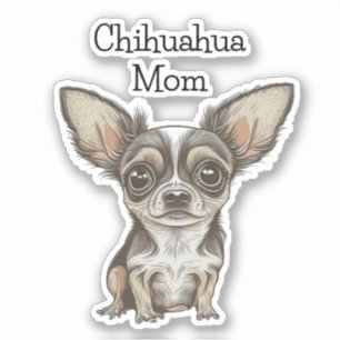 Adesivo Mãe Orgulhosa de Chihuahua