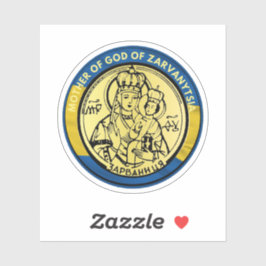 ADESIVO MÃE UCRÂNIA DE DEUS DE ZARVANYTSIA PAT RELIGIOSO